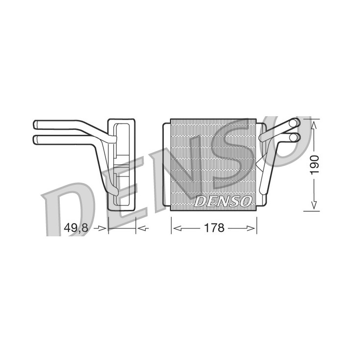 Nagrzewnica DENSO DRR33001