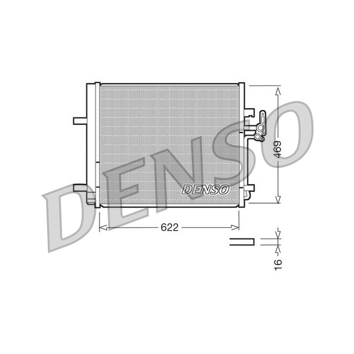 Skraplacz klimatyzacji DENSO DCN10016