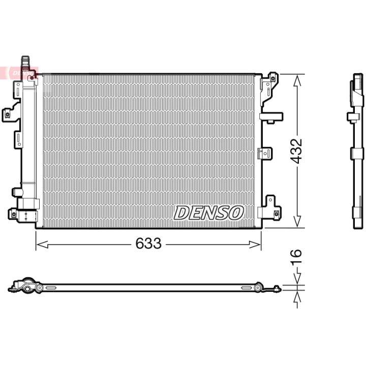 Skraplacz klimatyzacji DENSO DCN33012