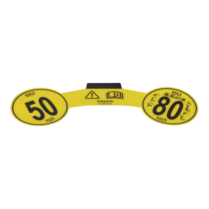 Warning decal Volvo (31302979)
