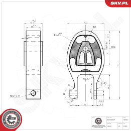 Poduszka silnika ESEN SKV 75SKV312