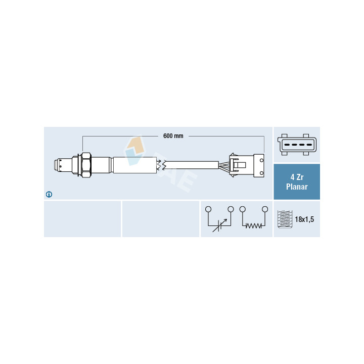 Sonda lambda FAE 77614