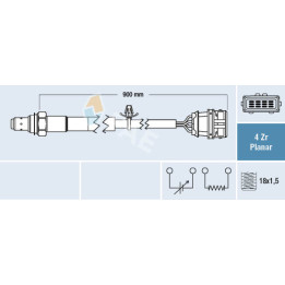 Sonda lambda FAE 77415
