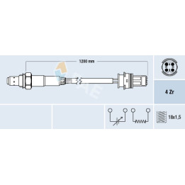 Sonda lambda FAE 77276