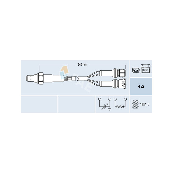 Sonda lambda FAE 77123