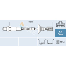 Sonda lambda FAE 77416