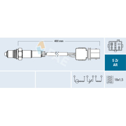 Sonda lambda FAE 75017