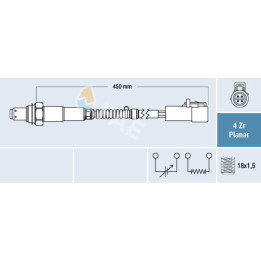 Sonda lambda FAE 77447