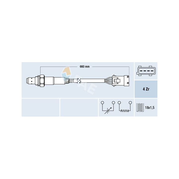Sonda lambda FAE 77384