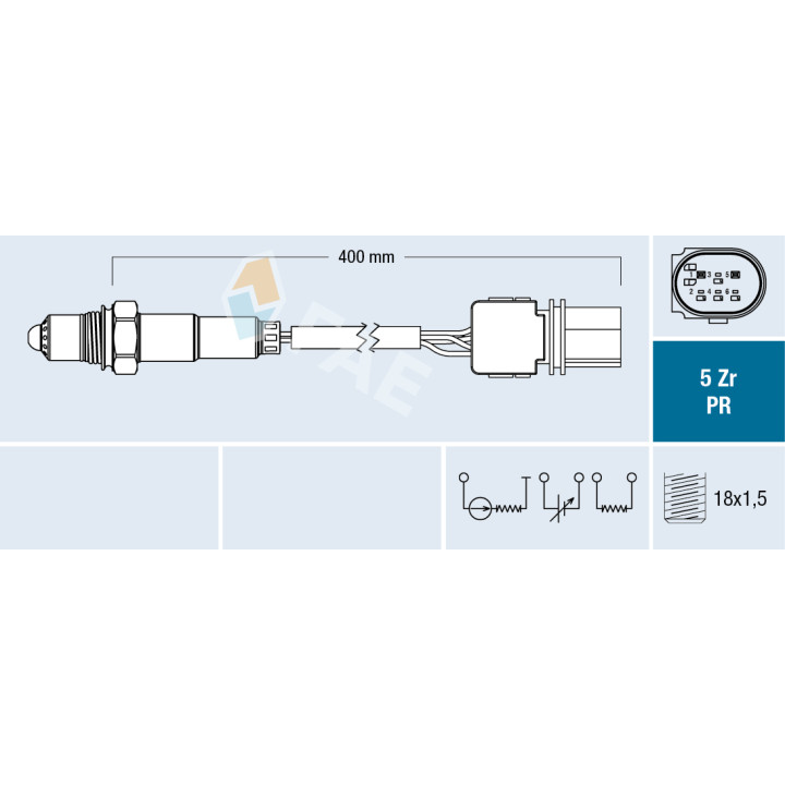 Sonda lambda FAE 75074