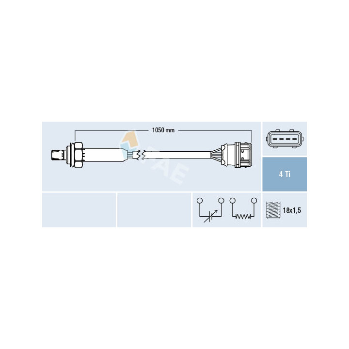Sonda lambda FAE 77360