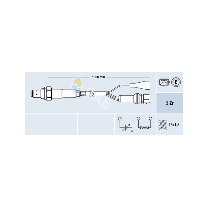 Sonda lambda FAE 77107