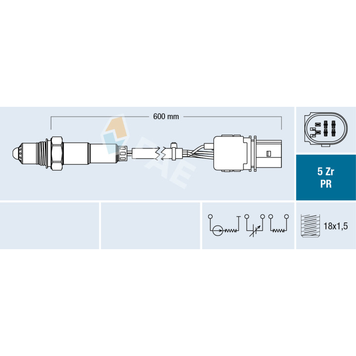 Sonda lambda FAE 75030