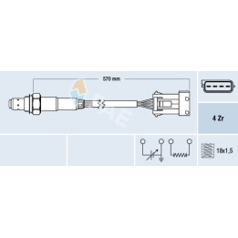 Sonda lambda FAE 77340
