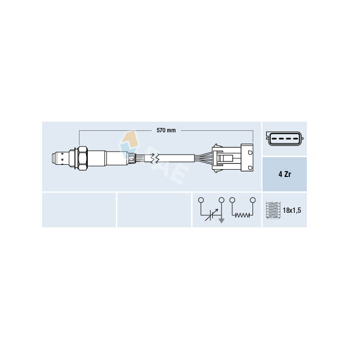 Sonda lambda FAE 77340