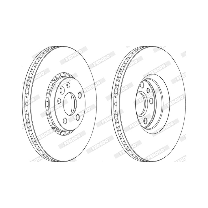Tarcza hamulcowa FERODO DDF1801C-1