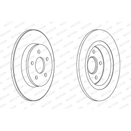 Tarcza hamulcowa FERODO DDF1227C