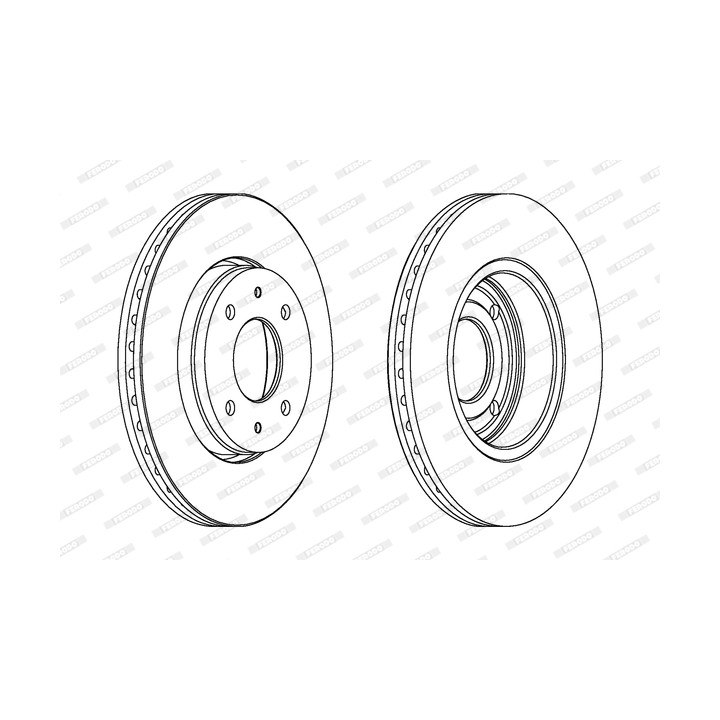 Tarcza hamulcowa FERODO DDF1068C