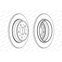 Tarcza hamulcowa FERODO DDF1079C