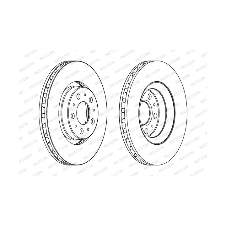 Tarcza hamulcowa FERODO DDF1078C
