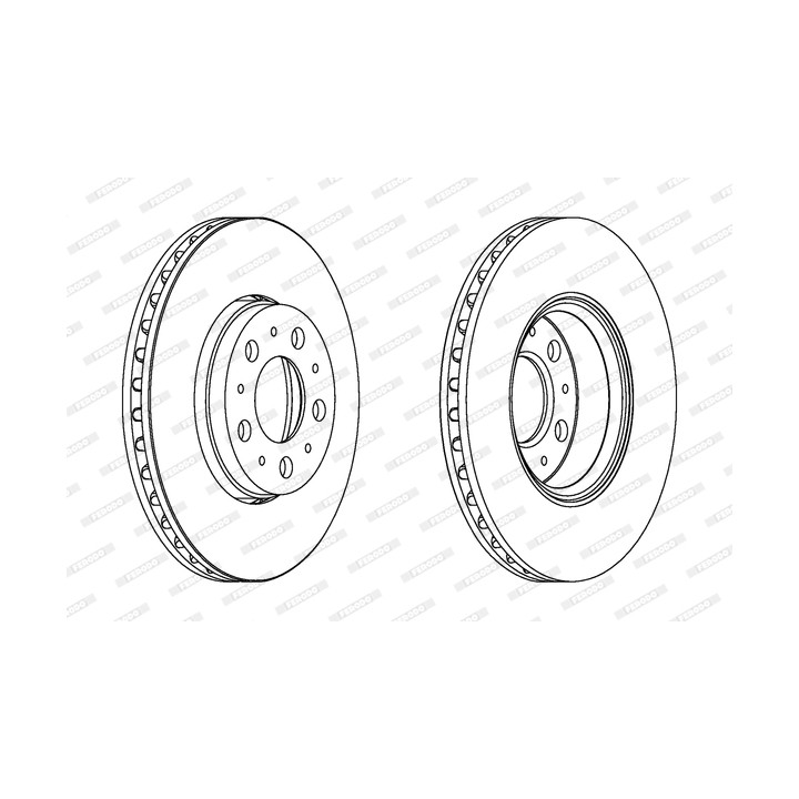 Tarcza hamulcowa FERODO DDF1163C