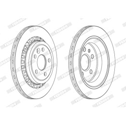 Tarcza hamulcowa FERODO DDF1802C