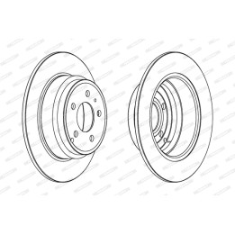 Tarcza hamulcowa FERODO DDF552C