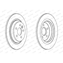 Tarcza hamulcowa FERODO DDF1720C
