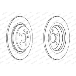 Tarcza hamulcowa FERODO DDF1720C