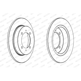 Tarcza hamulcowa FERODO DDF886C