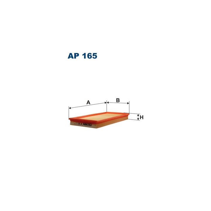Filtr powietrza FILTRON AP 165