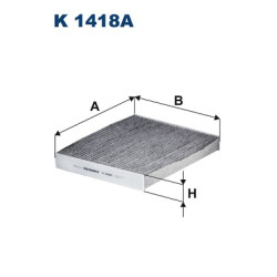 Filtr kabinowy FILTRON K 1418A