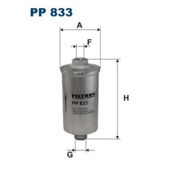 Filtr paliwa FILTRON PP 833