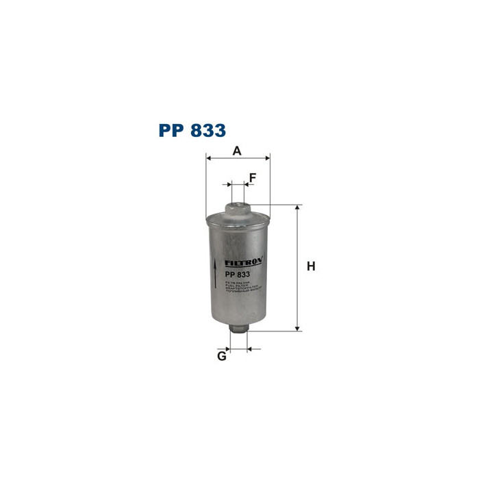 Filtr paliwa FILTRON PP 833