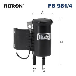 Filtr paliwa FILTRON PS 981/4