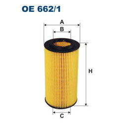 Filtr oleju FILTRON OE 662/1