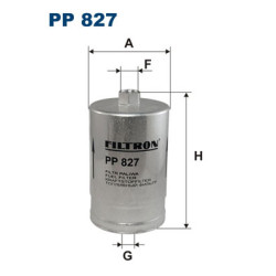 Filtr paliwa FILTRON PP 827