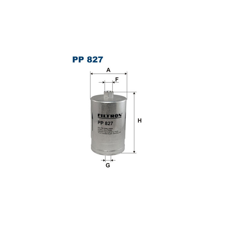 Filtr paliwa FILTRON PP 827