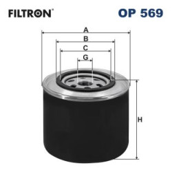 Filtr oleju FILTRON OP 569