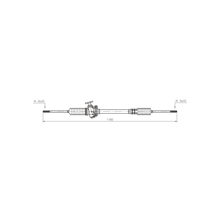 Przekładnia kierownicza GENERAL RICAMBI VO4003