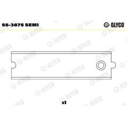 Tuleja główki korbowodu GLYCO 55-3875 SEMI