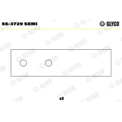 Tuleja główki korbowodu GLYCO 55-3729 SEMI