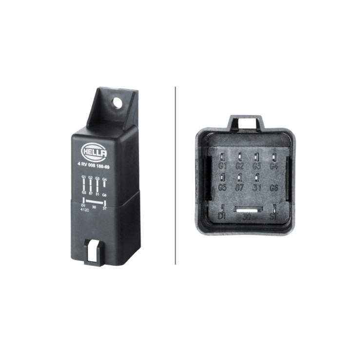 Sterownik, czas żarzenia HELLA 4RV 008 188-691