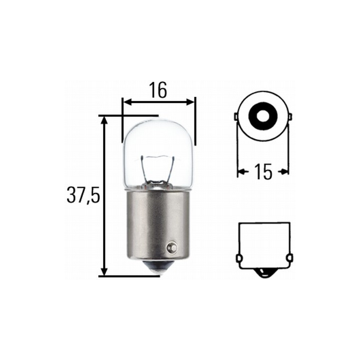 Żarówka lampy kierunkowskazu HELLA 8GA 002 071-353