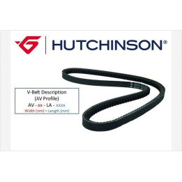 Pasek klinowy HUTCHINSON AV 13 La 1350TK