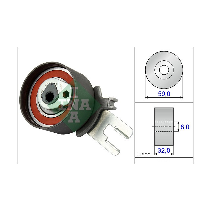 Rolka napinacza paska rozrządu INA 531 0859 10