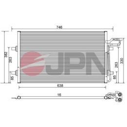 Skraplacz klimatyzacji JPN 60C9147-JPN