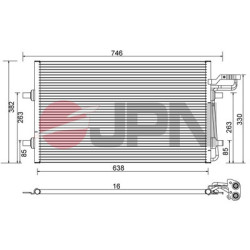 Skraplacz klimatyzacji JPN 60C9147-JPN