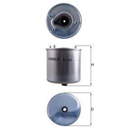 Filtr paliwa KNECHT KL 780