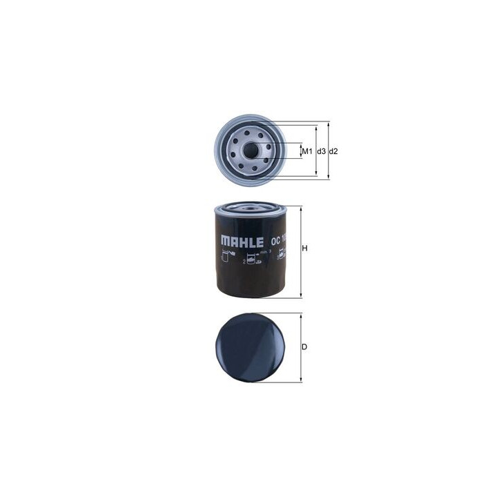 Filtr oleju KNECHT OC 105